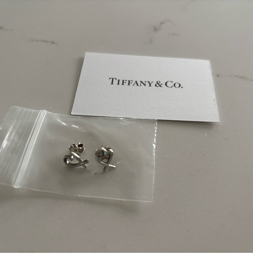 Tiffany & Co. Silver Knot Earrings